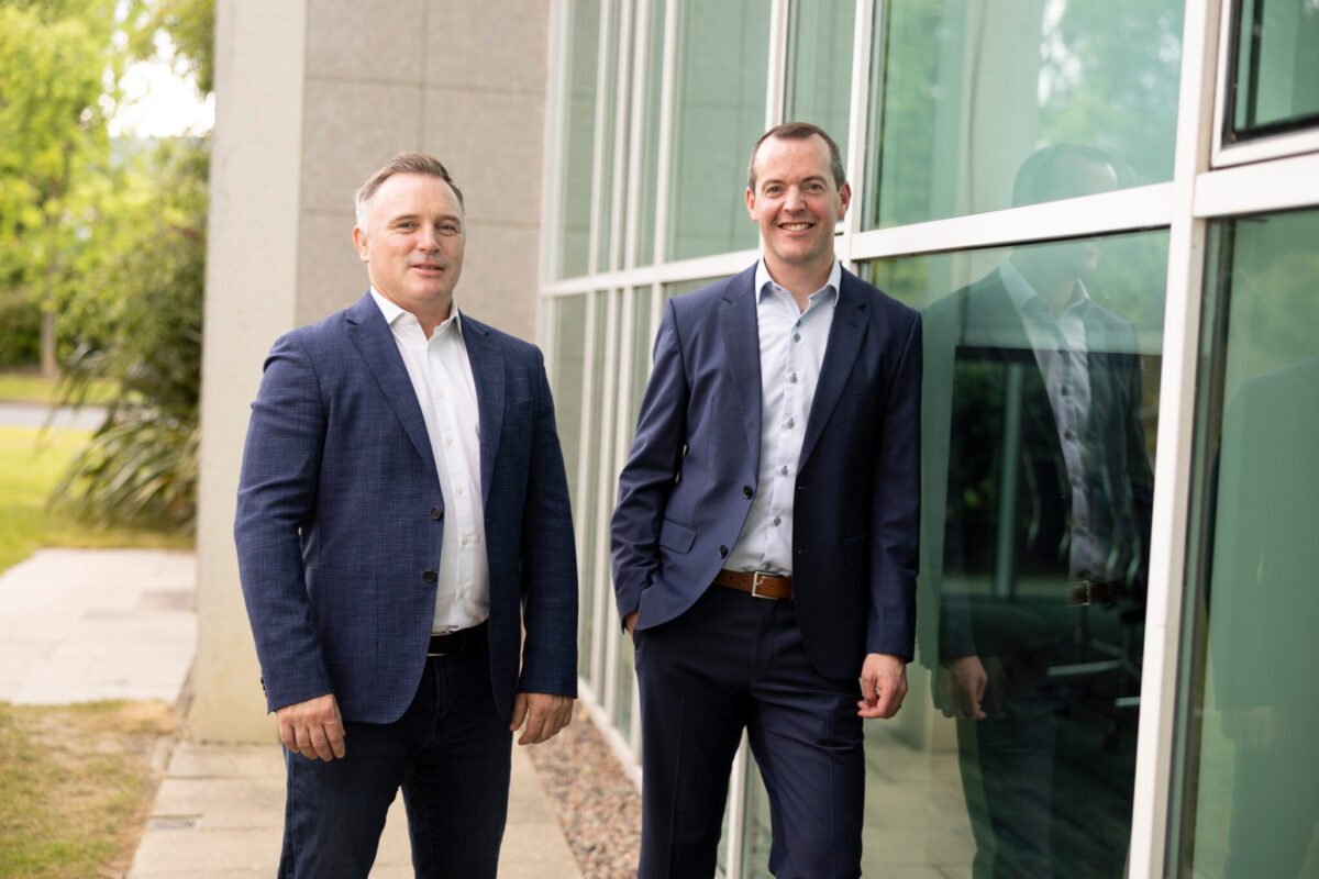 DigitalWell CEO, Ross Murray & FutureRange Managing Director, Danny McEntee